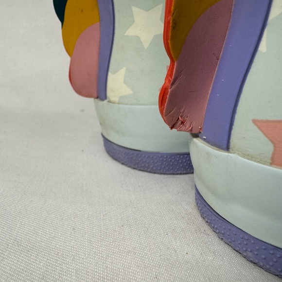 Marks & Spencer • Unicorn Rainbow Rain boots • size Y13 - Picture 3 of 5